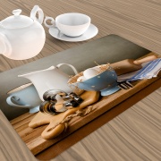Set 6 Individuales PVC de mesa Breakfast 40 x 25cm.