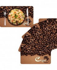 Set 6 Individuales PVC de mesa Coffe 40 x 25cm