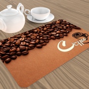 Set 6 Individuales PVC de mesa Coffe 40 x 25cm
