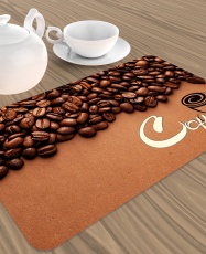 Set 6 Individuales PVC de mesa Coffe 40 x 25cm
