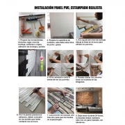 Panel PVC 3D, Estampado Realista. MOOD  