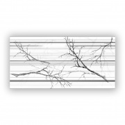 Wall Panel PVC 3D, Realista. OTOÑO GRIS GLITTER 0.45m² c/u (97.5 x 48cm). 