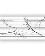 Wall Panel PVC 3D, Realista. OTOÑO GRIS GLITTER 0.45m² c/u (97.5 x 48cm). 