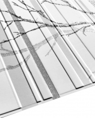 Wall Panel PVC 3D, Realista. OTOÑO GRIS GLITTER 0.45m² c/u (97.5 x 48cm). 