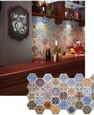 Wall Panel PVC Relieve PATCHWORK 0.42m² c/u (97.3 x 49.2 cm)