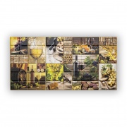 Wall Panel PVC 3D, Estampado VICENTO 0.46m² c/u (96 x 48 cm)