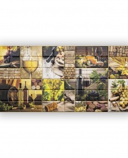 Wall Panel PVC 3D, Estampado VICENTO 0.46m² c/u (96 x 48 cm)