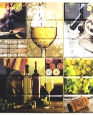 Wall Panel PVC 3D, Estampado VICENTO 0.46m² c/u (96 x 48 cm)